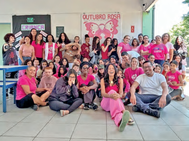 Escola Professora Célia KeikoI keda celebra ‘Outubro Rosa’