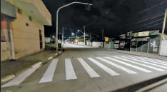 Pintura de sinalização de trânsito é intensificada nos bairros da cidade