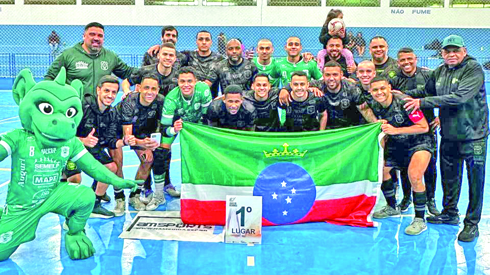 Pinda conquista tricampeonato nos Jogos Regionais com vitória no futsal masculino adulto