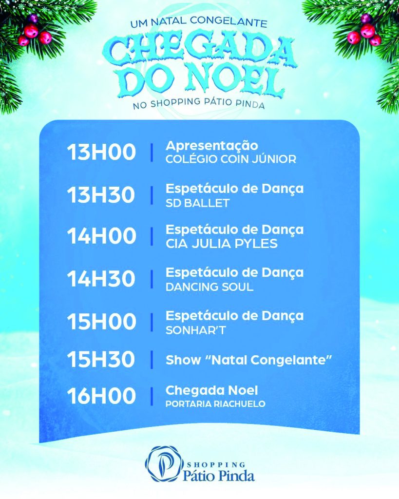 Natal Congelante: Shopping Pátio Pinda prepara a chegada do Papai Noel com uma aventura pela Era do Gelo e animais pré-históricos