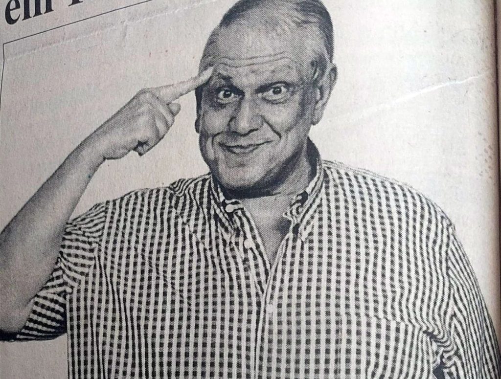 Há 20 anos: Ary Toledo se apresenta em Pinda