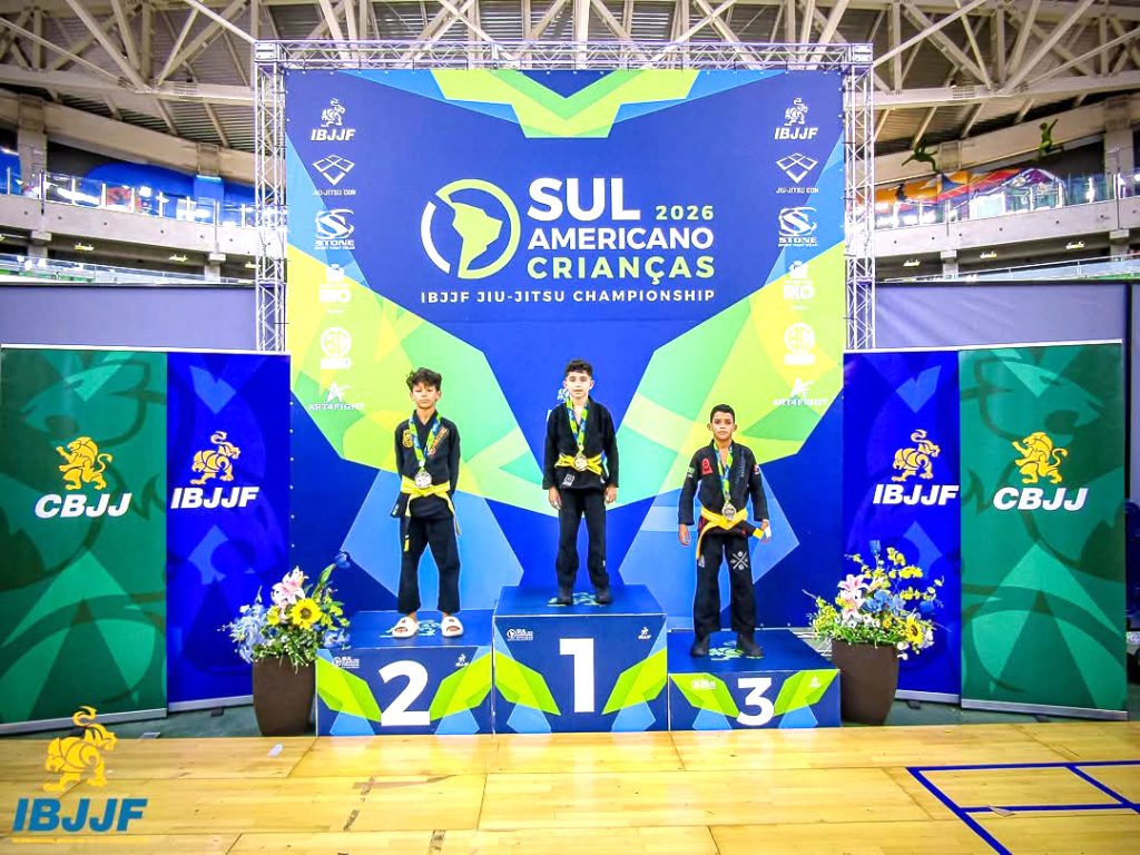 Jovem atleta conquista título Sul-Americano Kids de Jiu-Jitsu no Rio de Janeiro