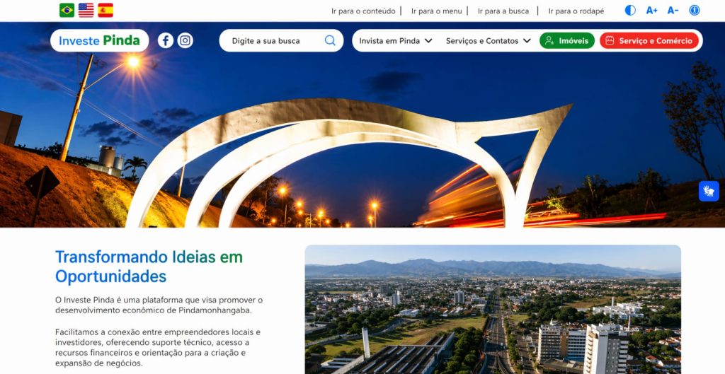 Pinda vai apresentar plataforma para exibir imóveis disponíveis e cadastrar prestadores de serviços