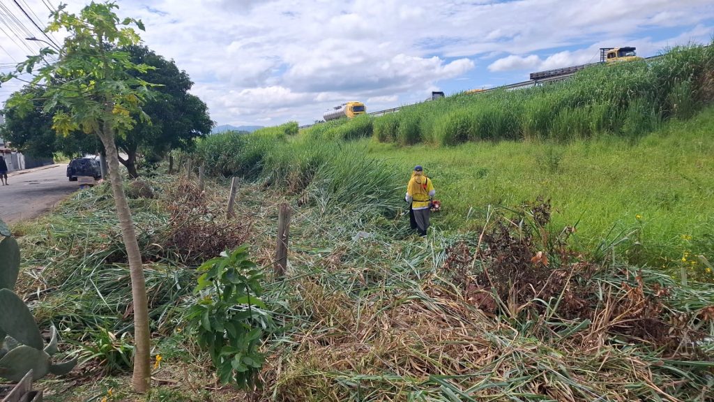 Município intensifica limpeza no Vista Alegre e reforça cobrança por manutenção na Dutra