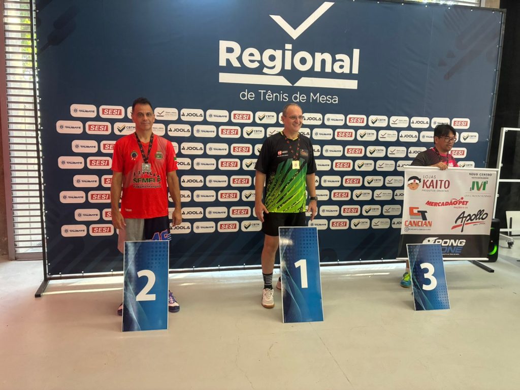 Tênis de mesa conquista 14 medalhas na 2ª etapa do Valeparaibano