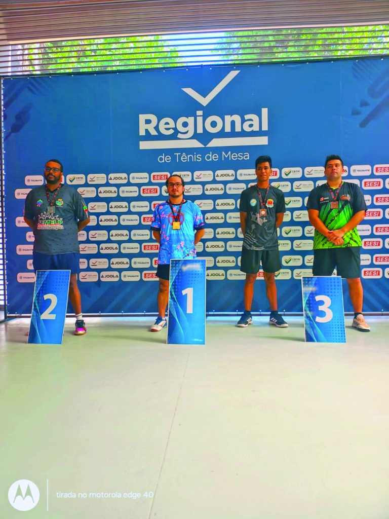 Mesatenistas de Pinda conquistam medalhas no Campeonato Valeparaibano