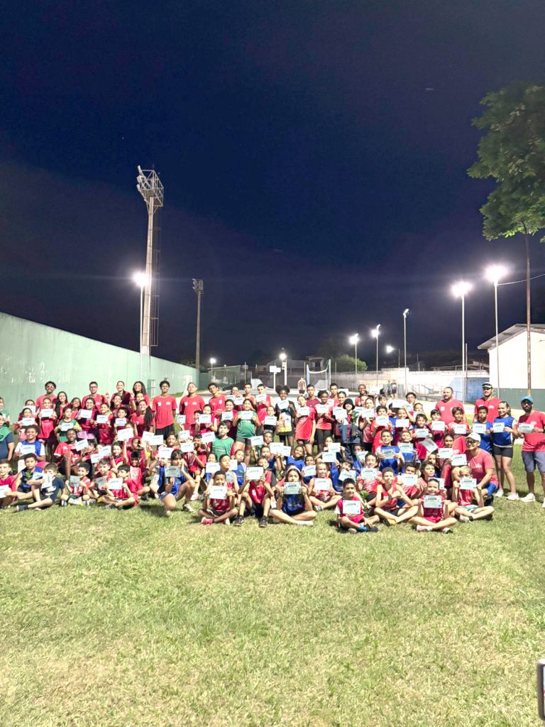 Secretaria de Esportes e Lazer de Pinda participa do Kid’s Athletics Day 2026