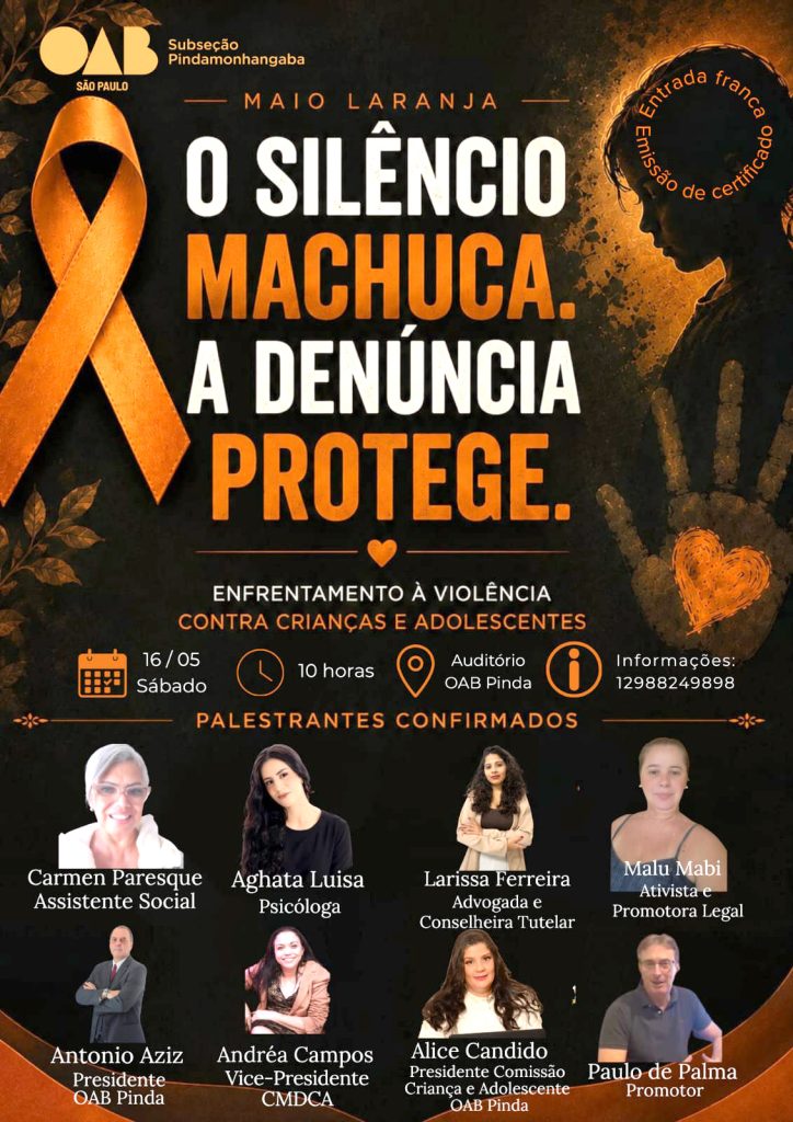 Maio Laranja: OAB realiza encontro para discutir violência infanto-juvenil