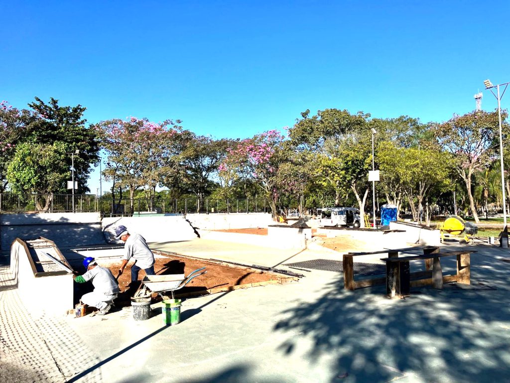 Obras de reforma da pista de skate do ’Zito’ estão avançadas