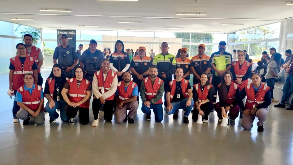 Defesa Civil participa de simulado de evacuação no Senac Pindamonhangaba e reforça importância da prevenção