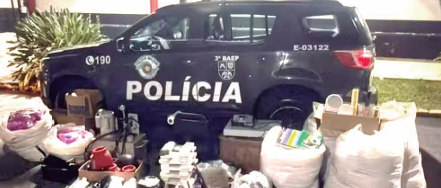 PM apreende quase 50 quilos de drogas em imóvel em Pindamonhangaba