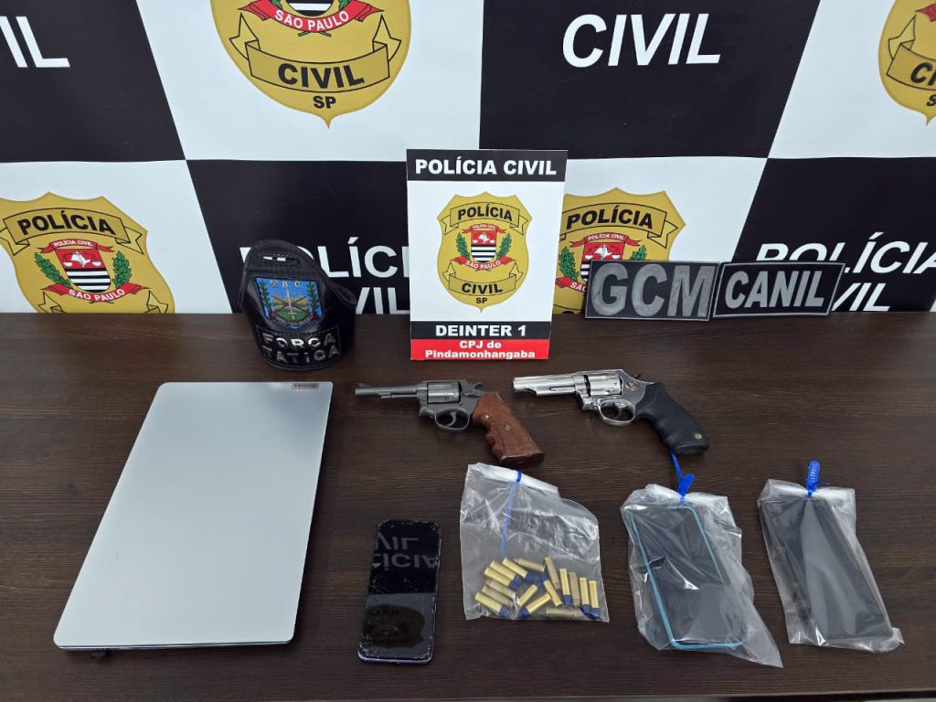 GCM apoia operação integrada com quatro prisões e apreensão de armas