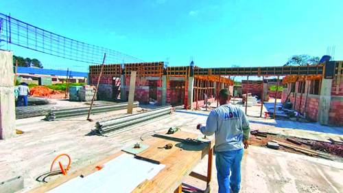 Centro de Reabilitação do Parque das Palmeiras, que será referência nacional, avança para concretagem das lajes