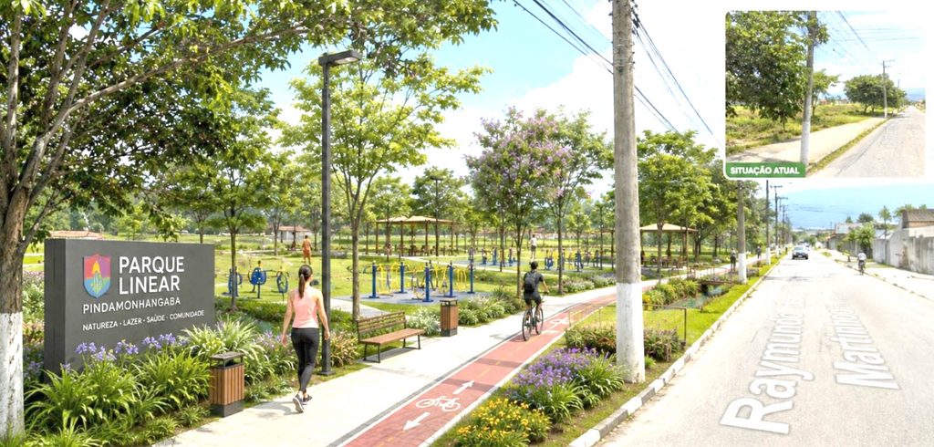 Pinda é beneficiada com R$ 600 mil para projeto do Parque Linear no Araretama