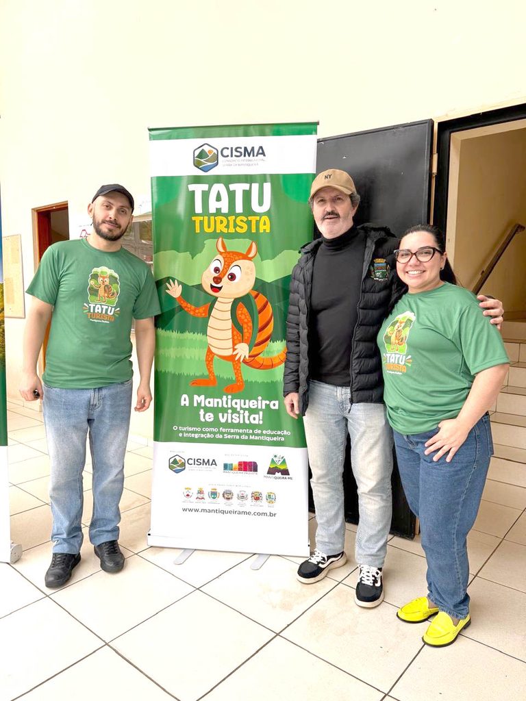 Pindamonhangaba participa do lançamento do projeto Tatu Turista, iniciativa que valoriza a Mantiqueira Paulista