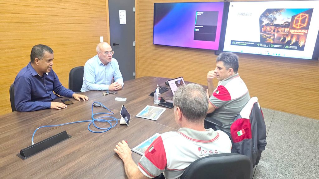 Prefeitura visita empresa PSCA e apresenta projeto “Cubo Cultural”