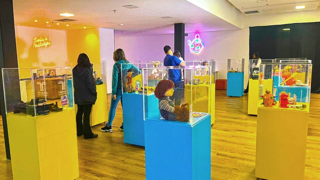 De volta à infância: exposição de brinquedos antigos entra na reta final no Taubaté Shopping