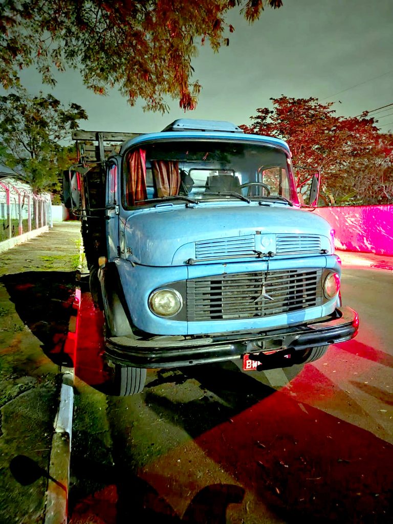 GCM localiza caminhão furtado em Lorena no bairro Vale das Acácias, em Pindamonhangaba